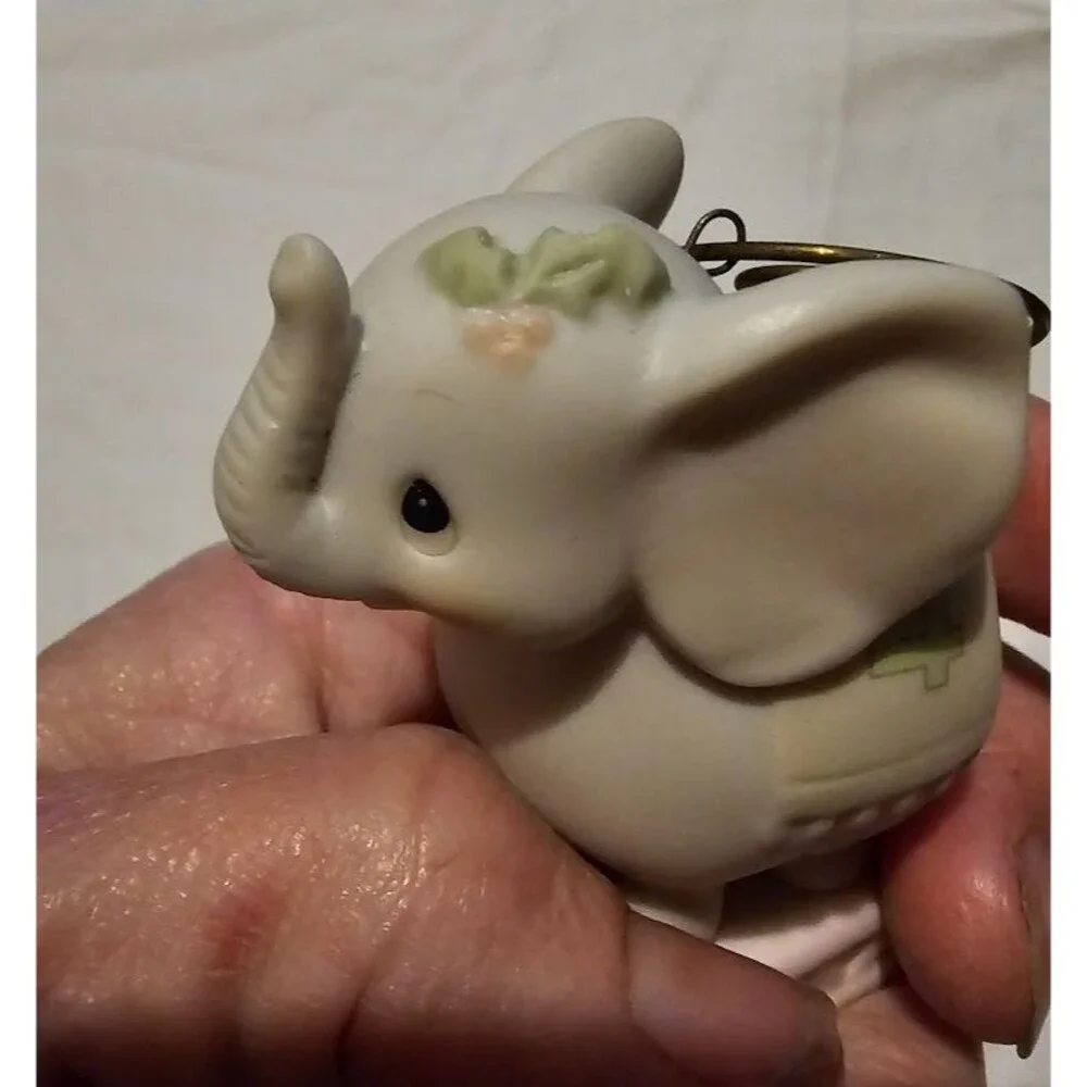 Precious Moments Elephant Christmas Train Ornament May Your Xmas Be Gigantic
